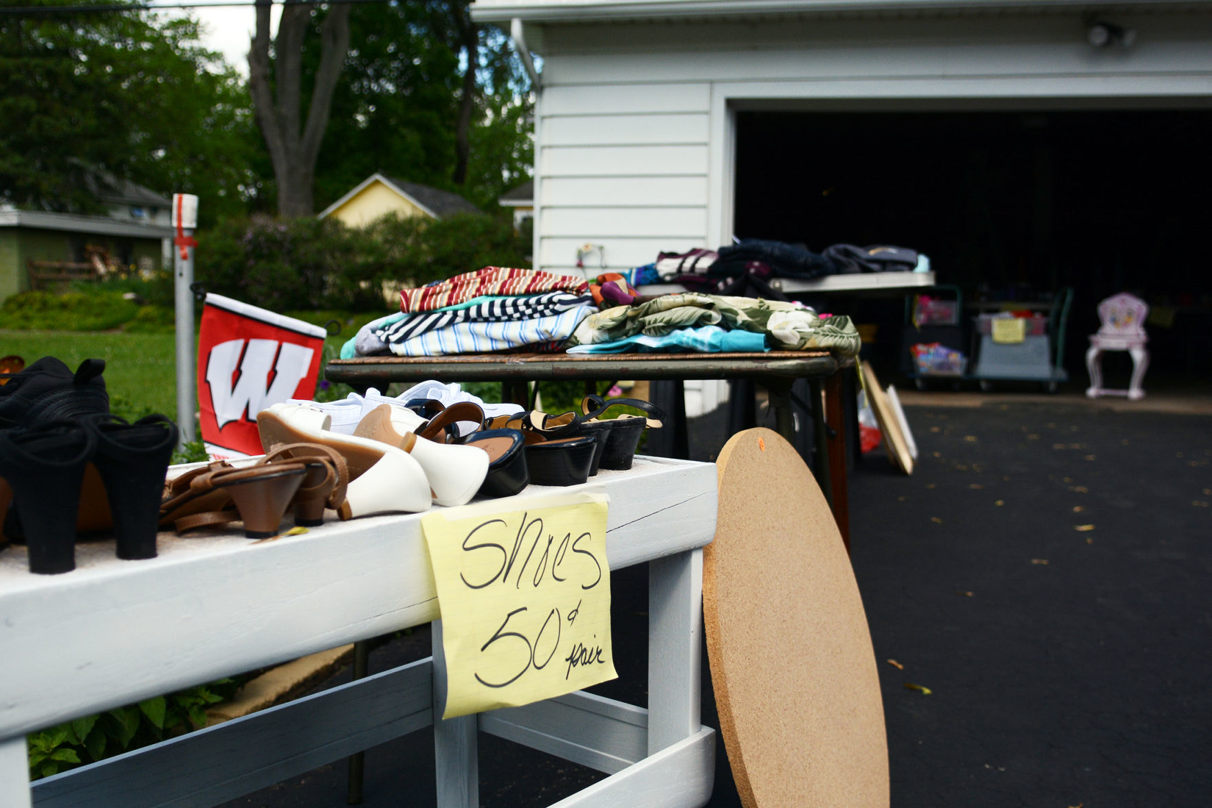 Garage sale shoes